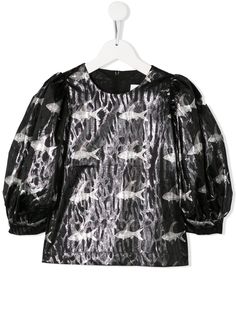 Caroline Bosmans блузка с принтом