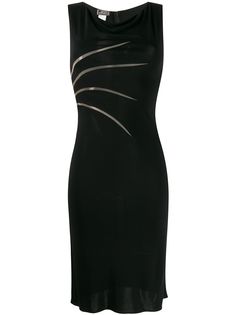 Versace Pre-Owned платье 1990-х годов с разрезами