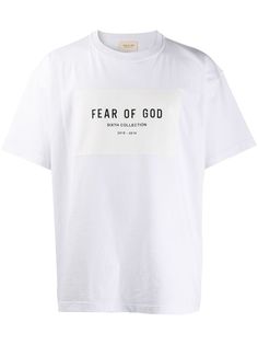Fear Of God футболка с принтом White Sixth Collection