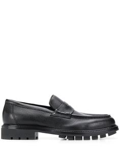Santoni лоферы на платформе