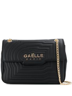 Gaelle Bonheur фактурная сумка на плечо с металлическим логотипом