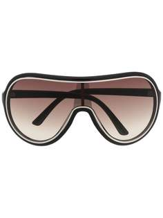 Marc Jacobs Eyewear массивные солнцезащитные очки-авиаторы