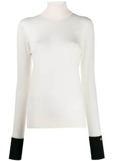 Rochas джемпер тонкой вязки с высоким воротником