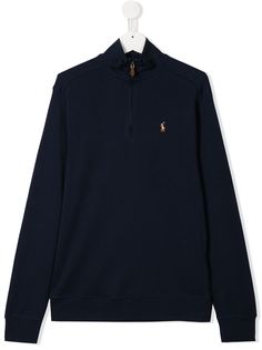 Ralph Lauren Kids джемпер с вышитым логотипом