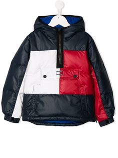 Tommy Hilfiger Junior куртка в стиле колор-блок