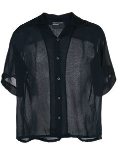 Enfants Riches Déprimés sheer short-sleeved shirt