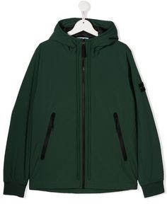 Stone Island Junior куртка Soft Shell с капюшоном