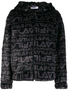 Fila куртка с капюшоном и логотипом