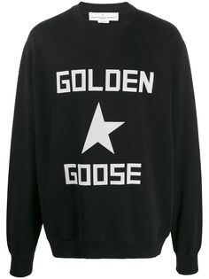 Golden Goose толстовка оверсайз с логотипом