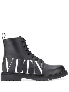 Valentino Garavani ботинки с логотипом VLTN