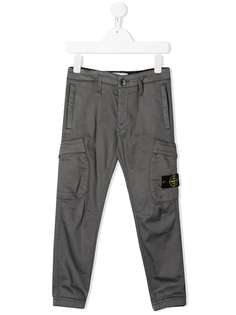 Stone Island Junior брюки карго кроя слим