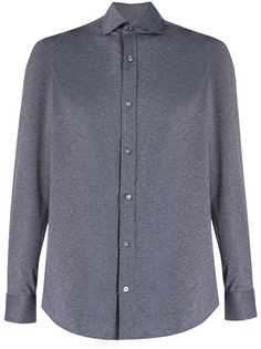 Z Zegna меланжевая рубашка