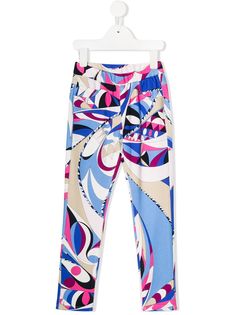 Emilio Pucci Junior легинсы с геометричным принтом