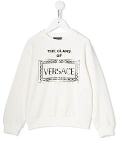 Young Versace толстовка свободного кроя с логотипом