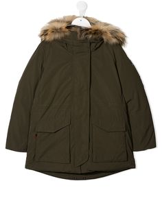 Woolrich Kids утепленная парка Arctic