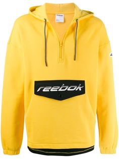 Reebok толстовка на молнии с логотипом