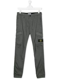 Stone Island Junior брюки карго кроя слим