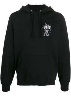Stussy худи с вышитым логотипом
