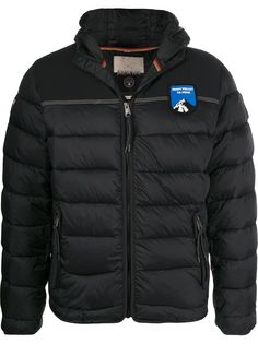 Napapijri logo print puffer jacket