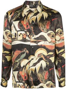 Enfants Riches Déprimés Broken Violin silk shirt