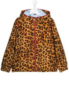 Mi Mi Sol куртка с капюшоном и леопардовым принтом