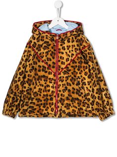 Mi Mi Sol куртка с капюшоном и леопардовым принтом