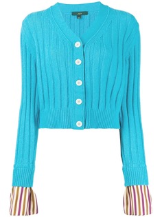 Jejia striped cuff cardigan
