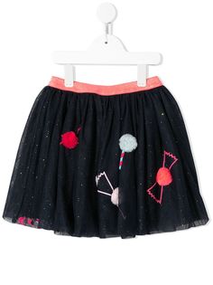 Billieblush пышная юбка с помпонами