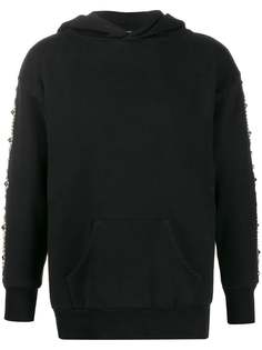 Htc Los Angeles stud-embellished relaxed-fit hoodie