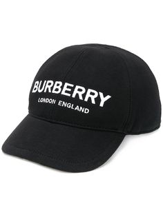 Burberry бейсболка с вышитым логотипом