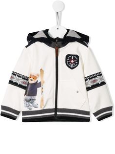 Lapin House куртка на молнии с принтом