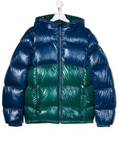 Colmar Kids пуховик в стиле колор-блок с капюшоном