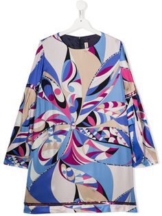 Emilio Pucci Junior платье-трапеция с узором