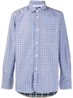 Junya Watanabe MAN рубашка в контрастную клетку