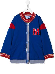 Mi Mi Sol кардиган с контрастным логотипом