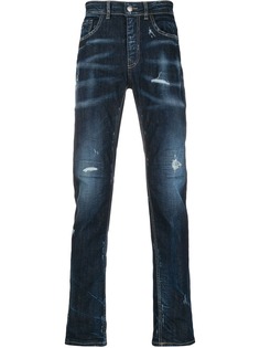 Frankie Morello джинсы прямого кроя с эффектом потертости