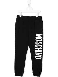 Moschino Kids спортивные брюки с логотипом