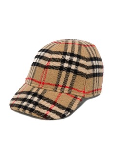 Burberry Kids бейсбольная кепка в клетку