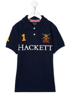 Hackett Kids рубашка-поло с логотипом