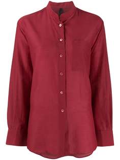 Sara Lanzi рубашка с воротником-стойкой