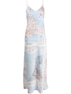 Études платье на бретелях с принтом