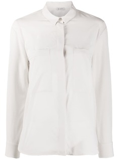 Peserico рубашка в стиле колор-блок