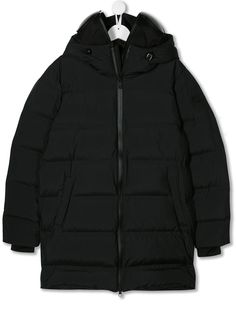 AI Riders on the Storm TEEN feather down visor-mask jacket