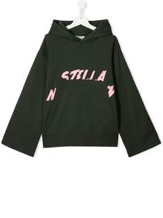 Stella McCartney Kids толстовка с капюшоном и логотипом