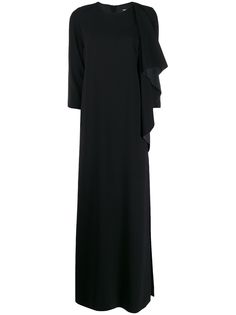 Paule Ka длинное платье с разрезом сбоку