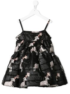 Caroline Bosmans расклешенное платье с принтом