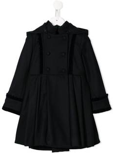 Lapin House двубортное пальто со складками