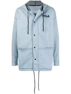 Fila джинсовая куртка с капюшоном
