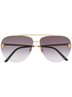 Cartier Eyewear солнцезащитные очки-авиаторы Panther