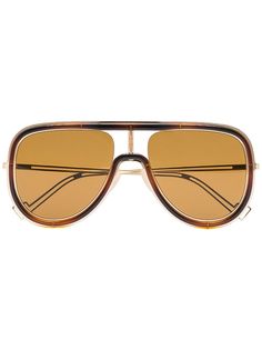 Fendi солнцезащитные очки-авиаторы